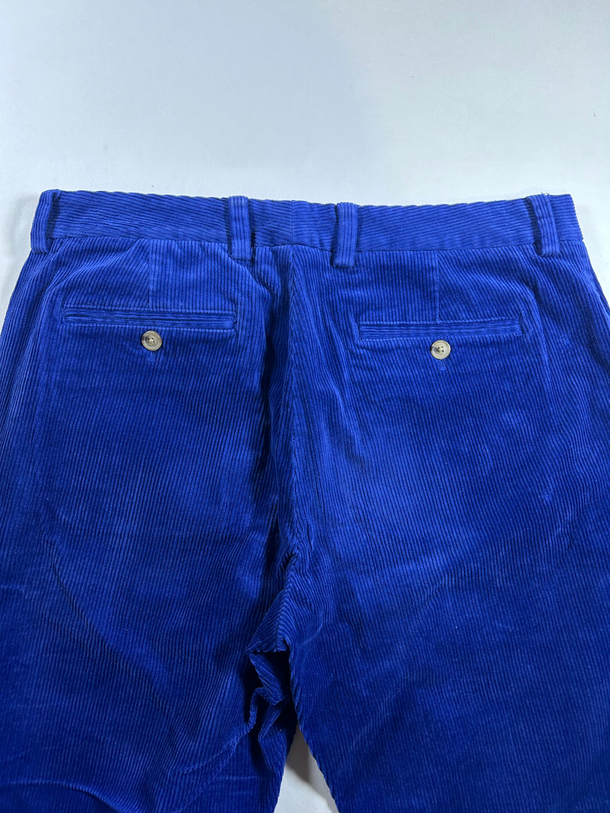Vineyard Vines Corduroy Slim Stretch Breaker Pants 34x32 Royal Blue Preppy 2015 About 18x42 Inches