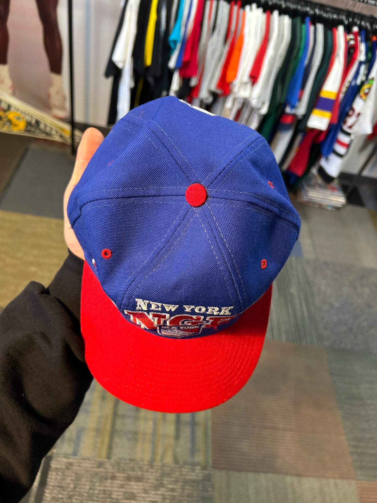 Vintage 90s Starter New York Rangers NHL SnapBack Hat
