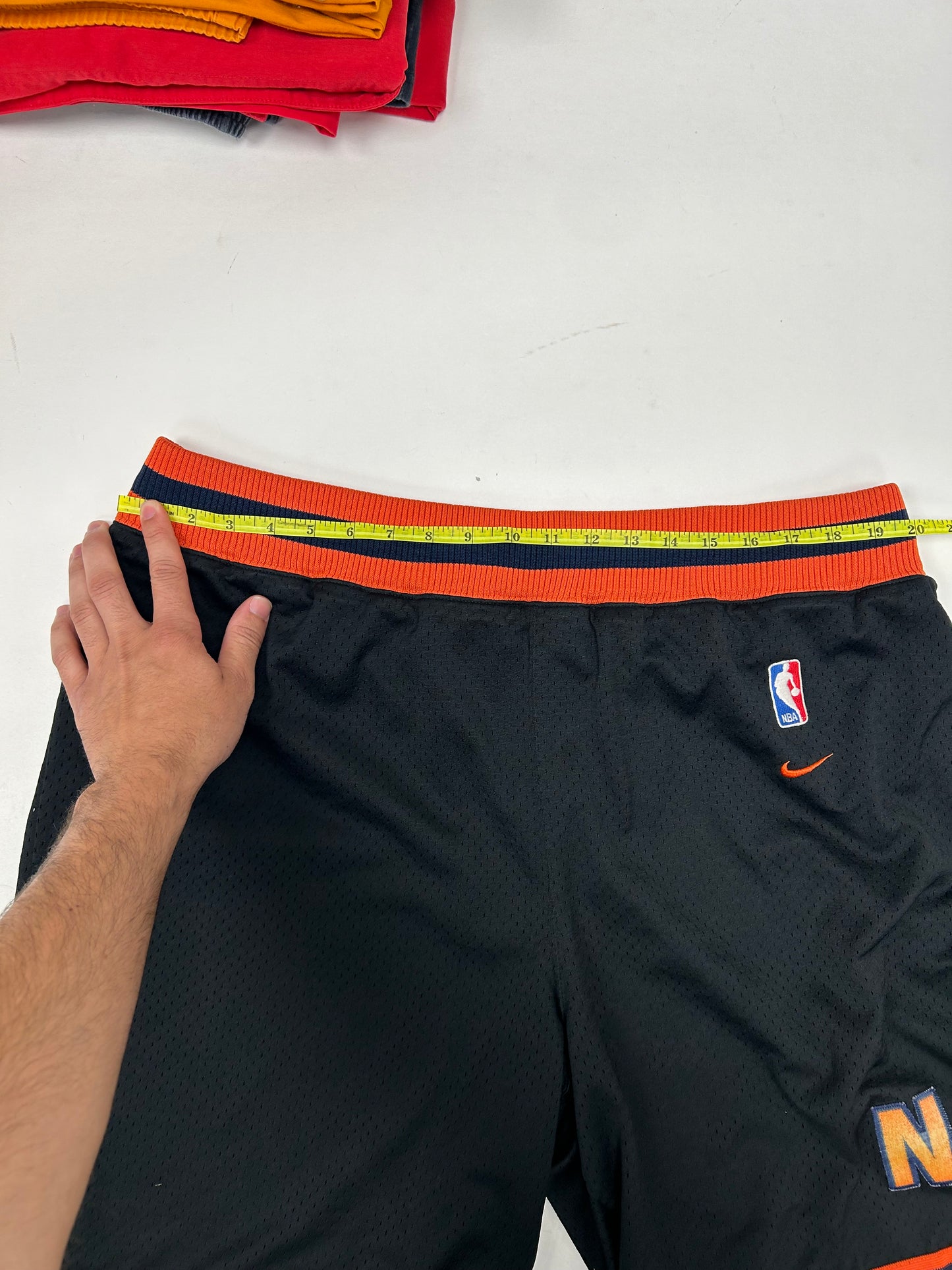 Vintage Nike Team New York Knicks Shorts 1978 Throwback Rewind Mens XL 20x22.25 Big Fit Elastic & Drawstrings Works 90s