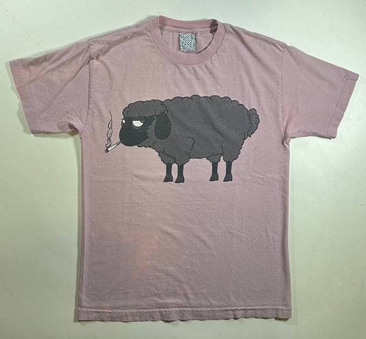Vintage Rogue Status Sheep Baa! Gun Show Tee Medium As Is