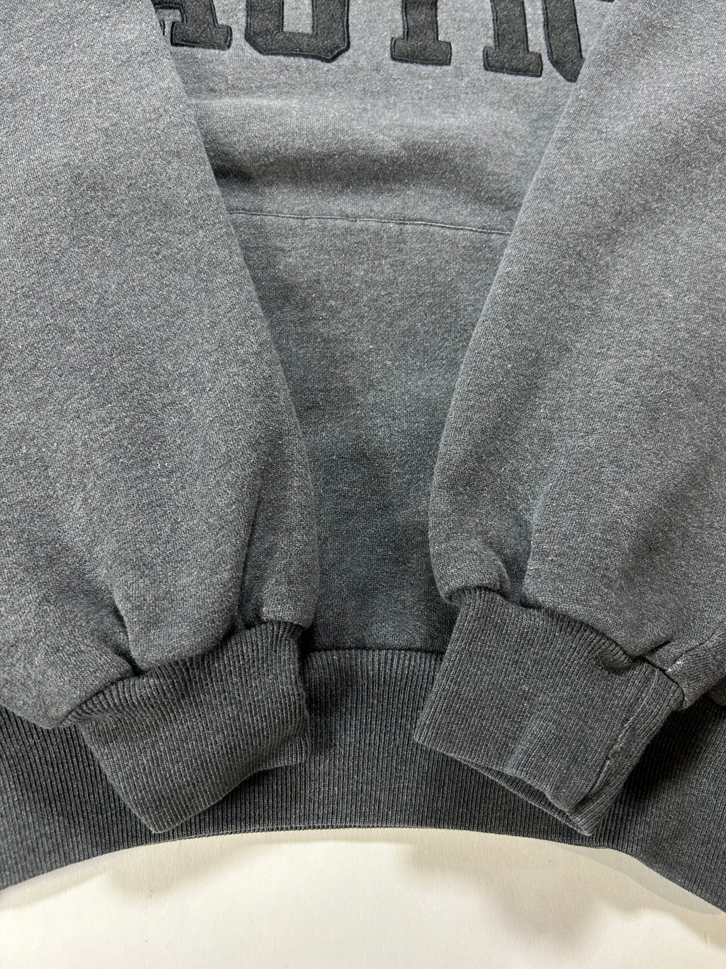 Vintage Nautica Spell Out Crewneck Sweatshirt With Pockets Gray Medium 25x25.25 Inches