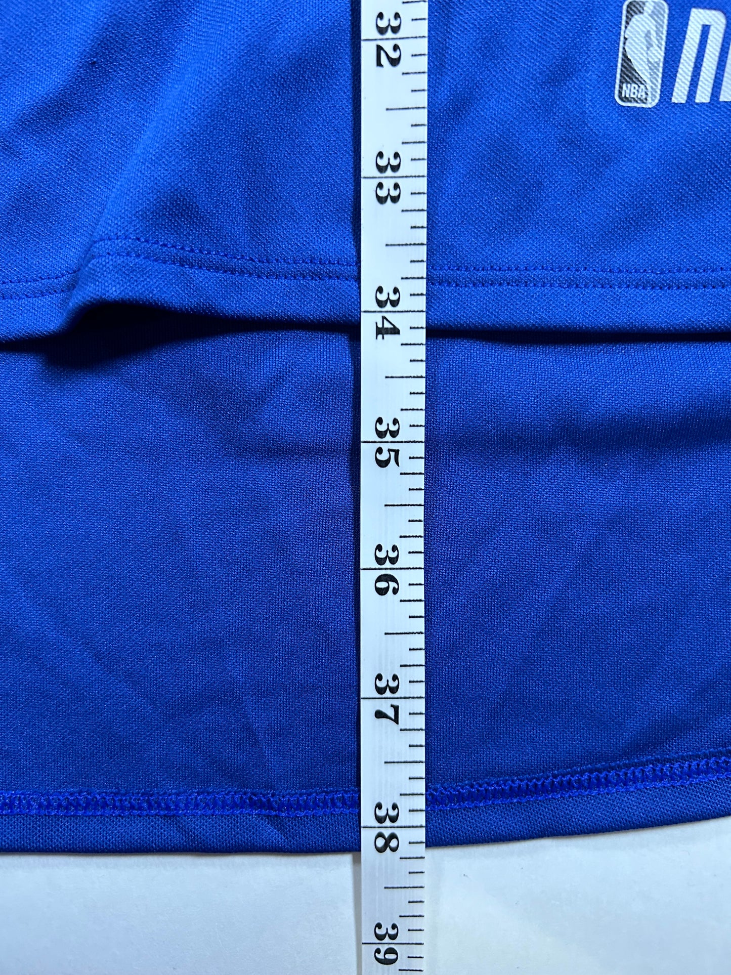 Adidas Climalite NBA New York Knicks Basketball Shirt Mens Blue Performance 4XL 31.75x34/38.25 Inches New