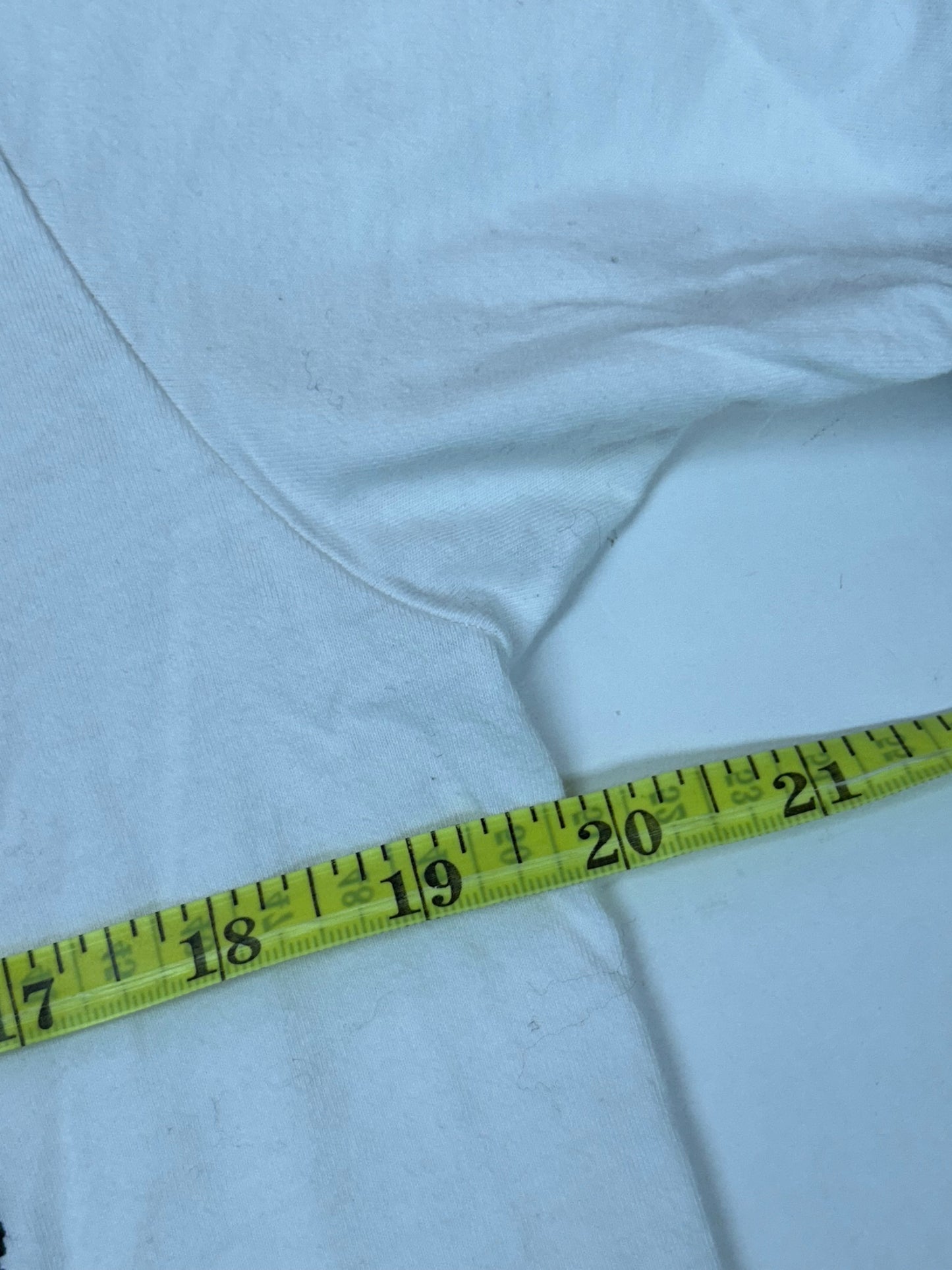 CM Punk T-Shirt Men's White AEW Wrestling “Best in the World” Ringer Tee Medium 19.75x28.25 Inches