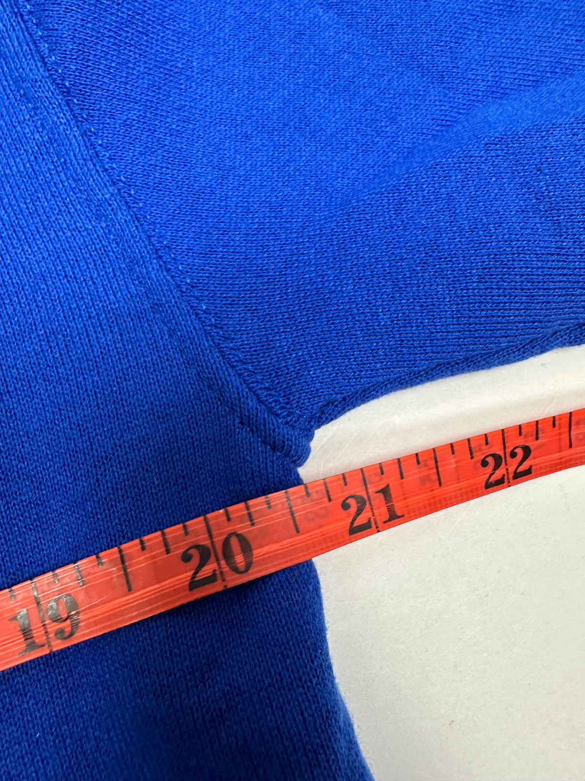 Edgewood NJ “Deeper Than The Roots.” First Edition Crewneck Sweatshirt Tagged Youth XL 20.5x24.5 Inches 90s Russell Athletic 50/50 Blend Made In USA DS  Royal