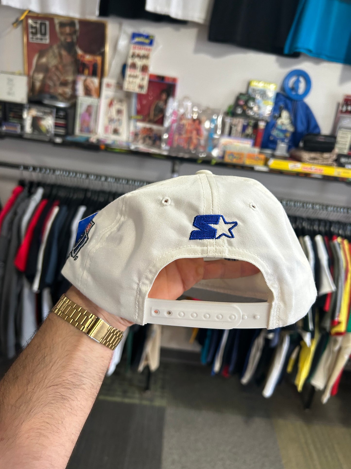 Vintage 1998 Kentucky NCAA Champions Final Four Starter Cap Hat White Blue Brand New With Tag As Is