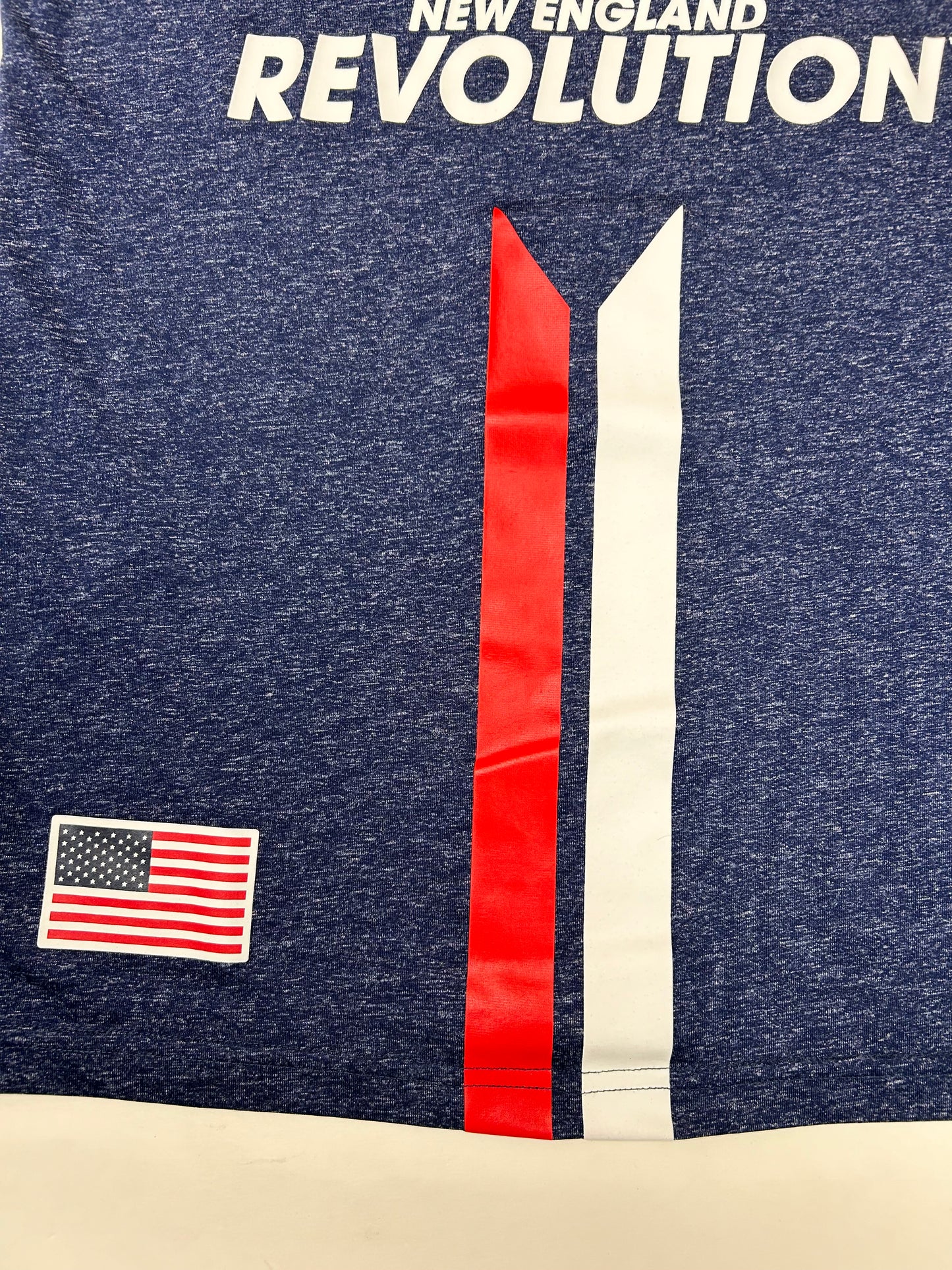 2015 New England Revolution MLS Adidas Soccer Jersey Training Shirt Medium 19x27.5 Inches