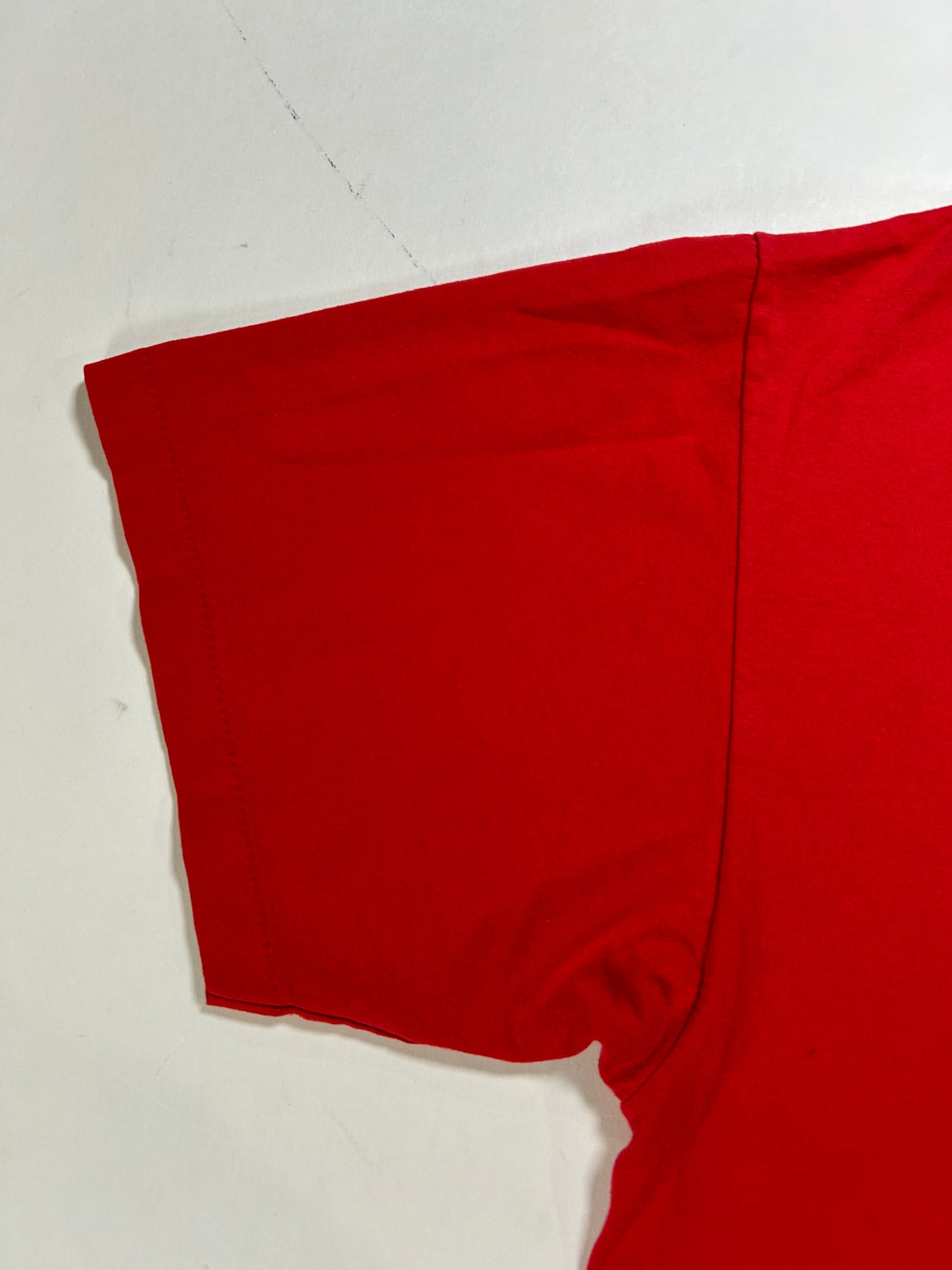 Vintage 90s Happiness Is Positive Cash Flow Frederick R. Adler Boardroom Tee XL 23.5x28.5 Inches Red