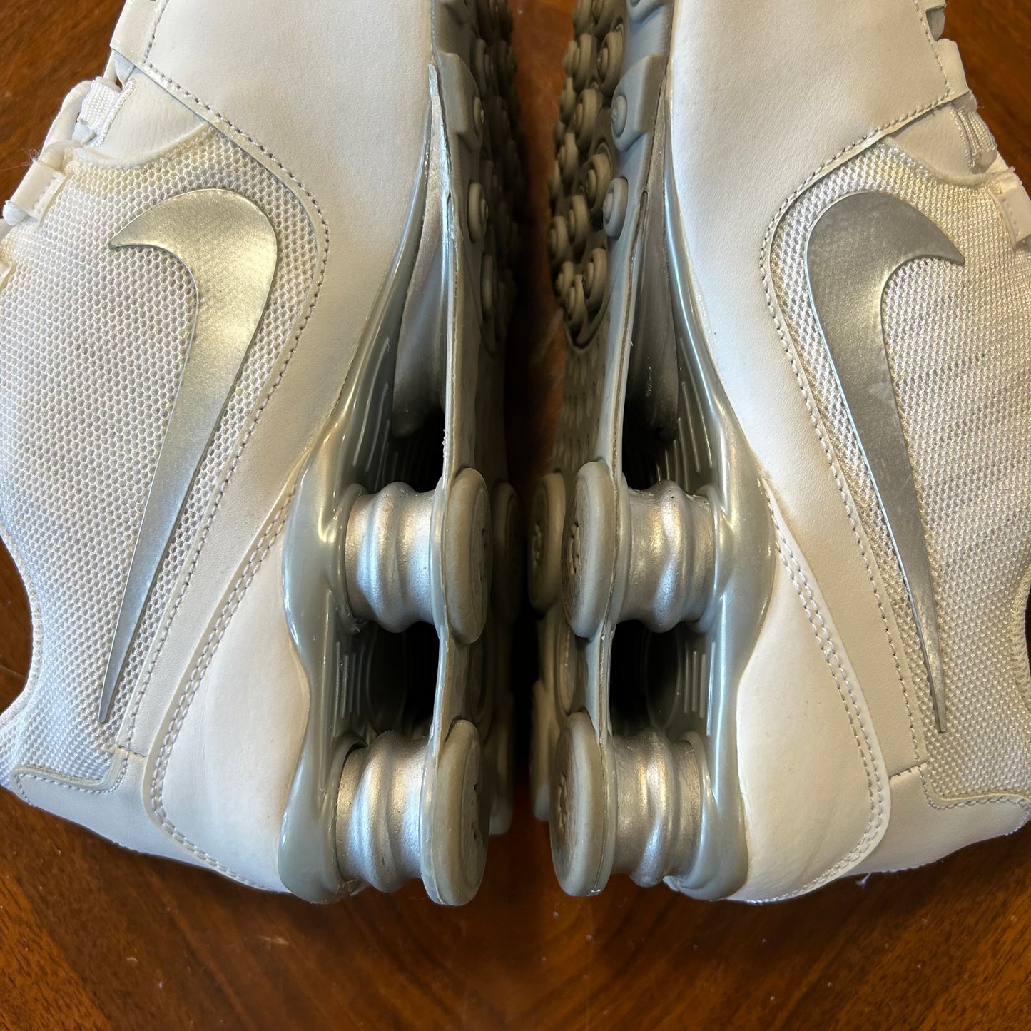 Nike Shox Avenue White 833584-100 2016 As Is No Box Good Condition