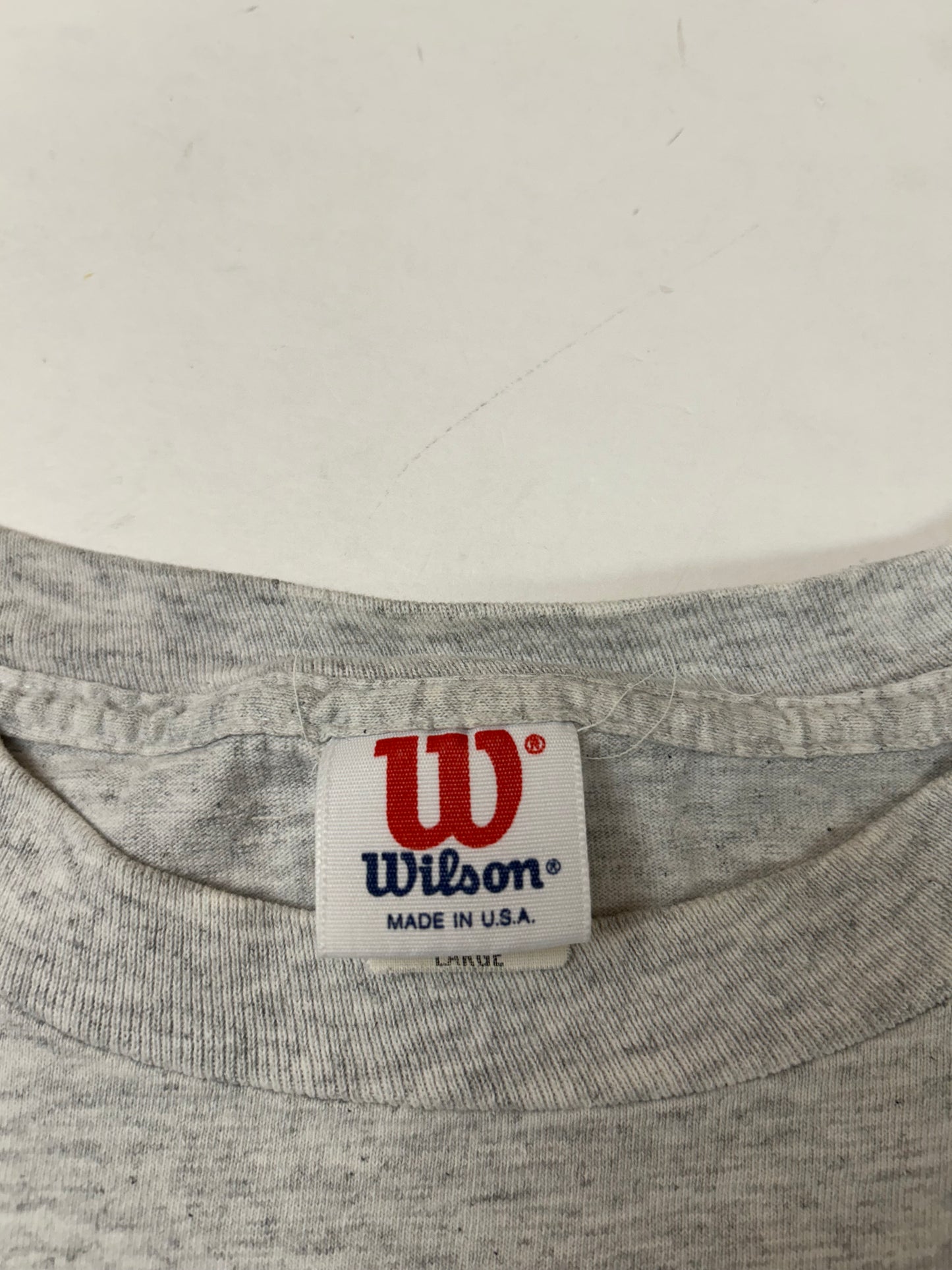 Vintage 90s Wilson Athletic Department Rowing Crew Tee Size 21x30.25 Inches Tagged Large USA