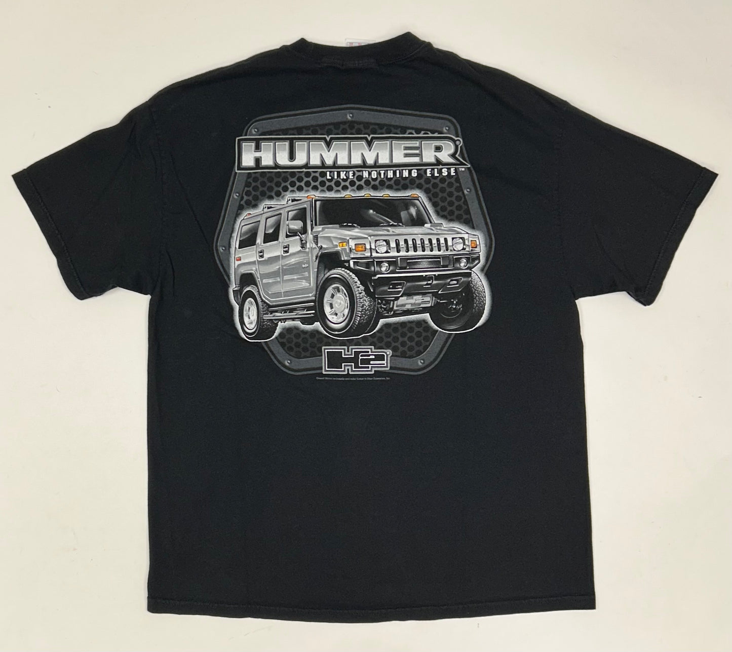Vintage Hummer H2 Like Nothing Else Off Road GM Truck Y2K Size XL 23.25x30.25 Inches