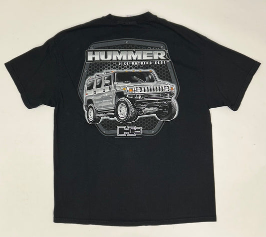 Vintage Hummer H2 Like Nothing Else Off Road GM Truck Y2K Size XL 23.25x30.25 Inches