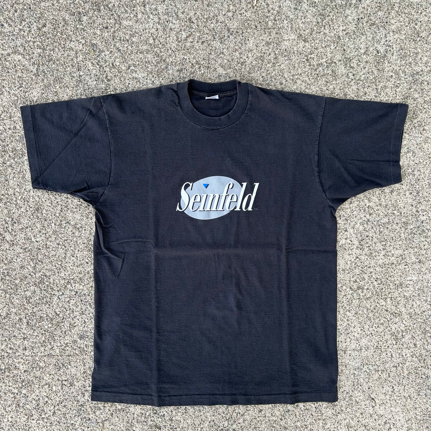 Vintage 90s Seinfeld TV Show Logo Promo Tee XL