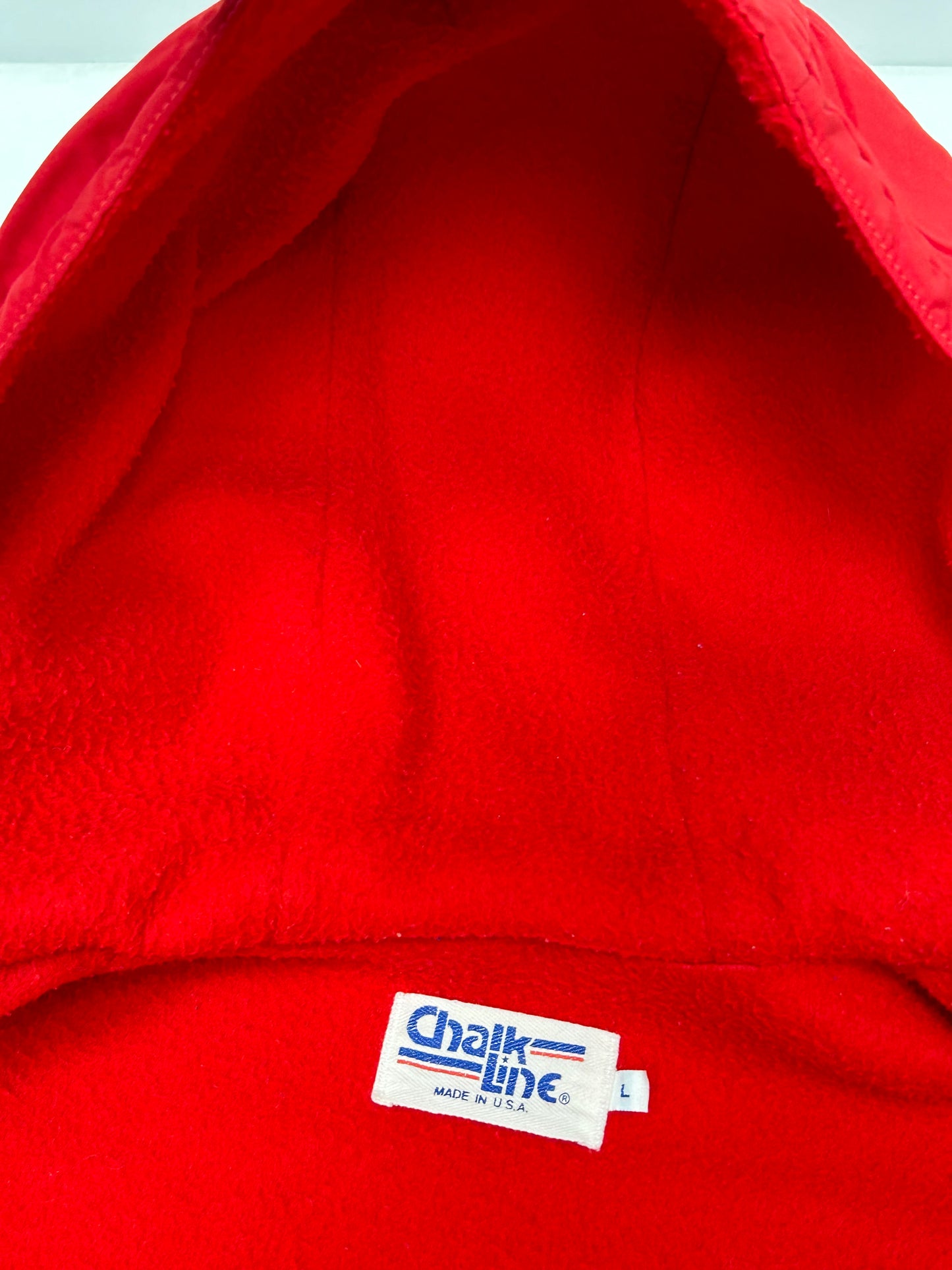 Vintage Chalk-Line MLB This Week In Baseball Zip Long Trench Style Jacket Size Tagged Large 26.5x36.5 Inches As Is Has Wear