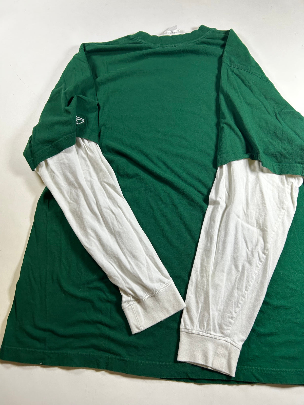 Vintage Reebok NFL New York Jets Long Sleeve Tee Y2K Style New With Mark 2XL 25.25x32.5 Inches