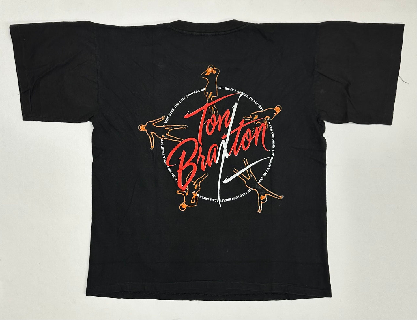 Vintage 90s Toni Braxton I Belong To You Bootleg Rap Tee Music Shirt 22x25.5 L/M Fit