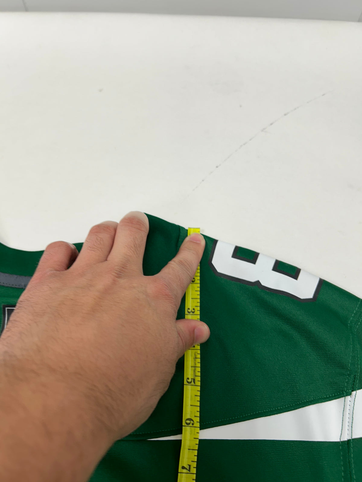 New York Jets Aaron Rodgers # 8 NFL Nike Jersey Medium Men’s Green 2023