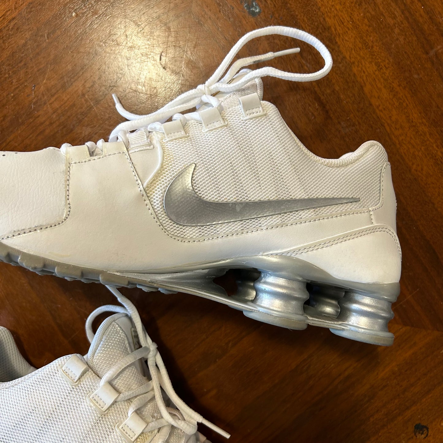 Nike Shox Avenue White 833584-100 2016 As Is No Box Good Condition