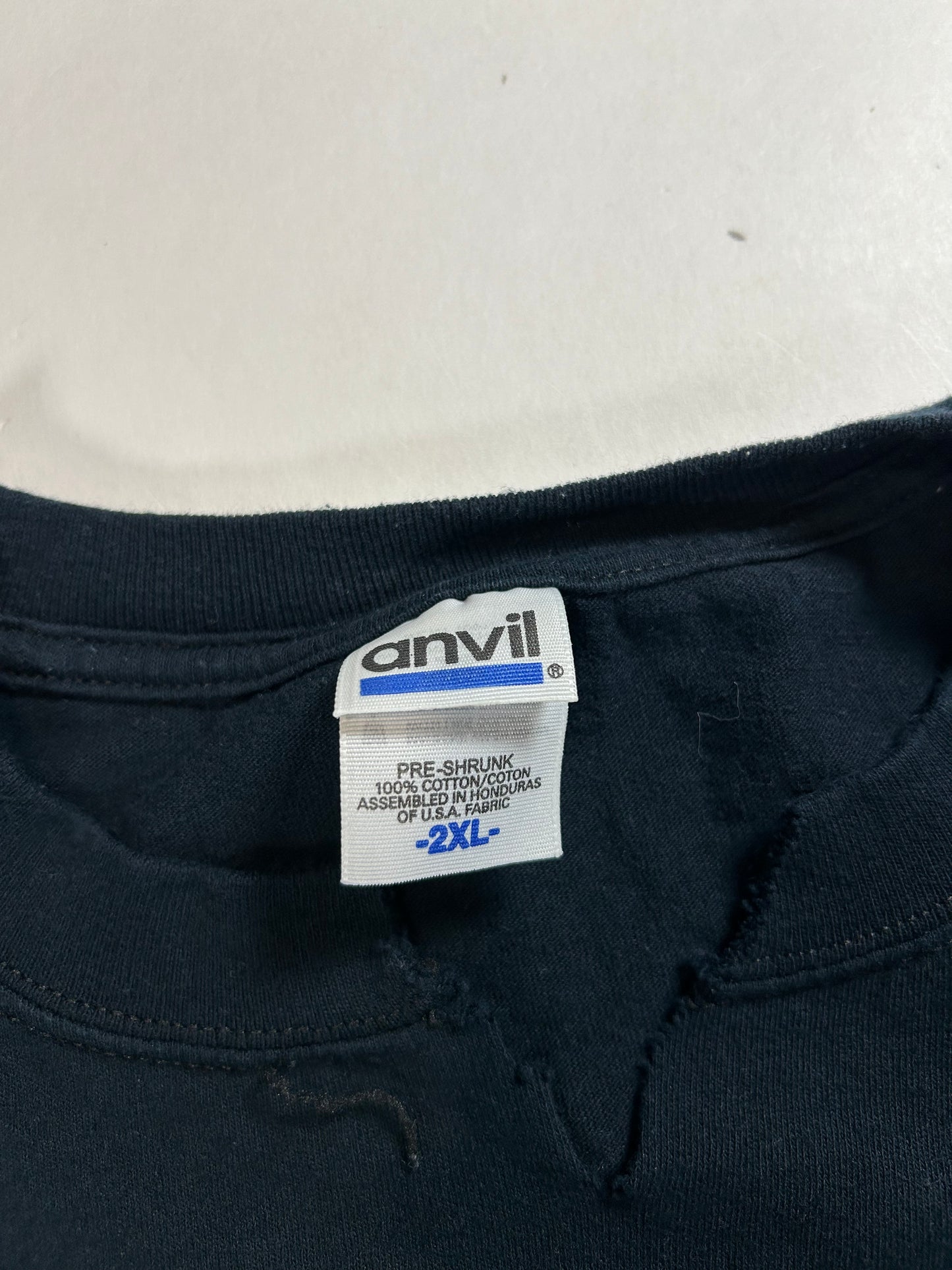 Vintage 2000s Woodstock Festival 3 Days Of Peace & Music August 15,16,17, 1969 Graphic Tee V-Neck Cut As Is 2XL 25x31.5 Inches Black