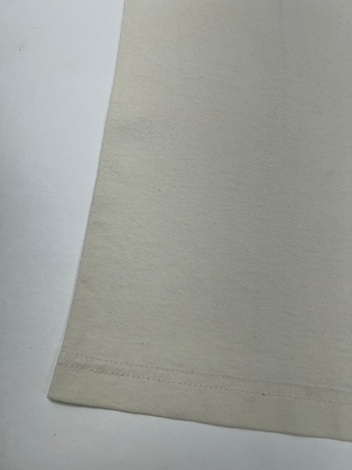 Carpet Company Skate Skateboards Graphic Logo T-Shirt Hebrew Graphic Large 21.25x29 Inches Off White Color