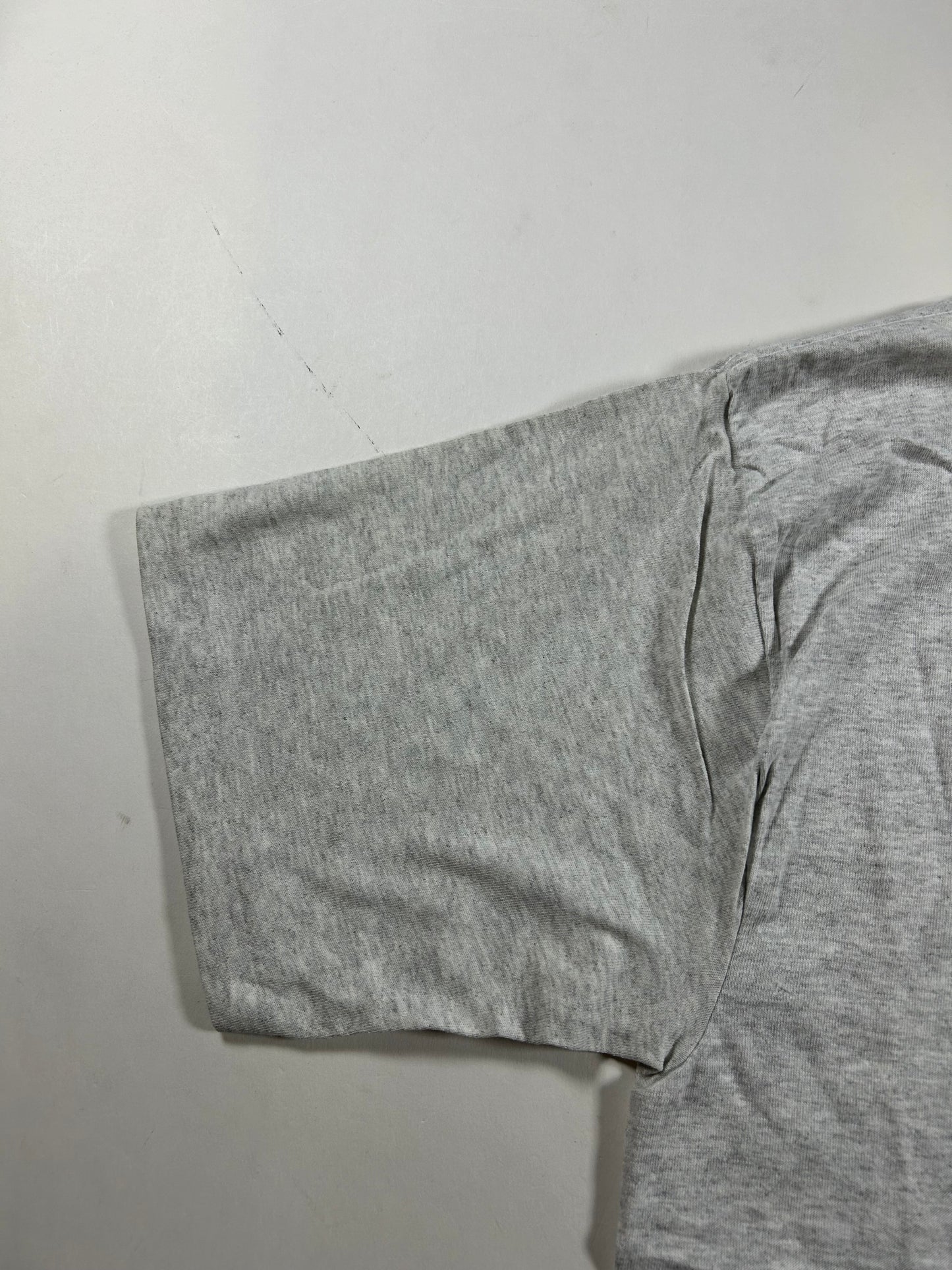 Vintage 90s Vans Logo Skate Brand Shirt Heather Gray Skateboarding Large 22.25x29.5 Inches