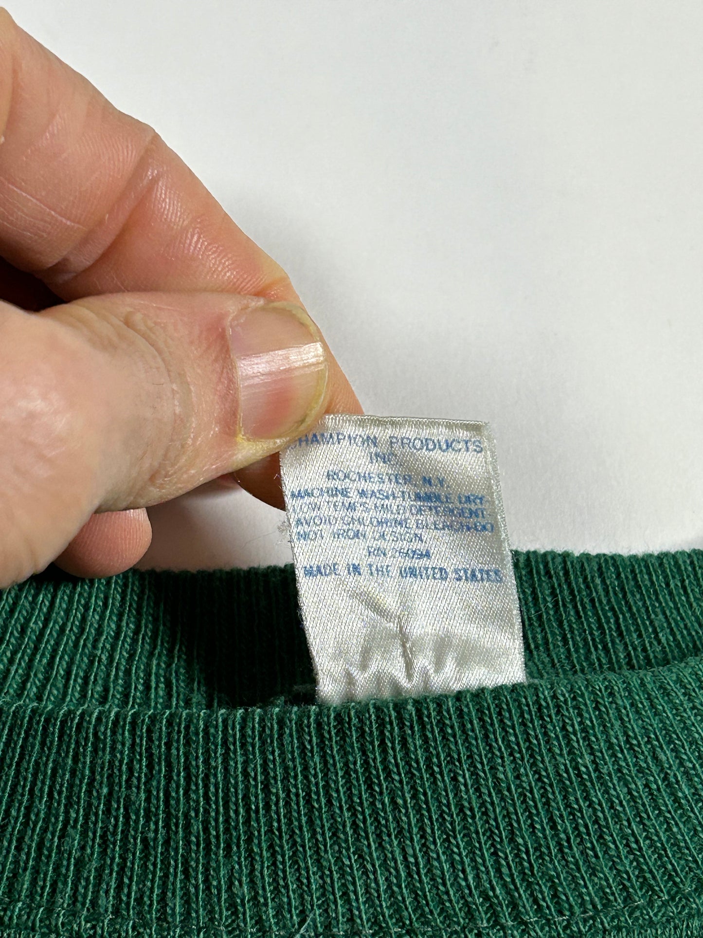 Vintage Green Bay Packers Champion Raglan Crewneck Sweatshirt 20.5x23.75 Inches XS/S 20.5x23.75 Inches