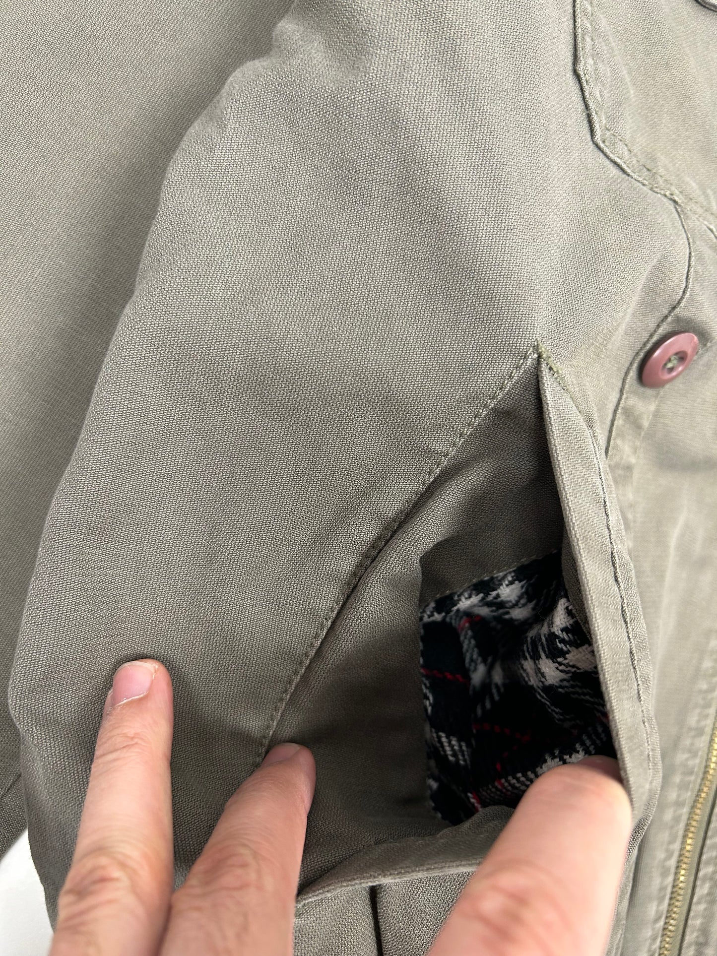 Vintage Flip Skateboards Army Military Style Zip Skateboarding Jacket Medium 24.5x27.25 Inches