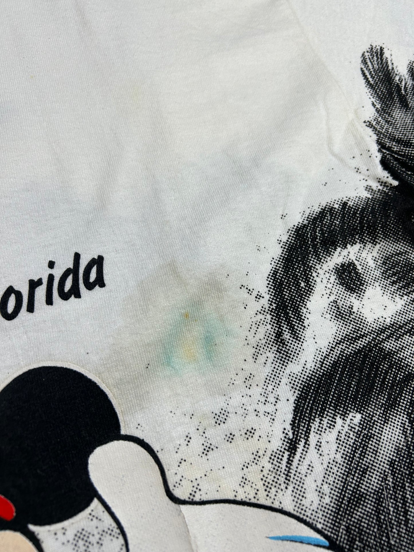 Vintage Sherry’s Best Disney Mickey & Minnie Mouse Tee Brand New With Tags Has Stains As Is XL/L Fit 22.75x32.5 Inches