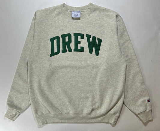 Champion Drew University College Pullover Crewneck Sweatshirt Large/Medium 23.5x27.5 Inches