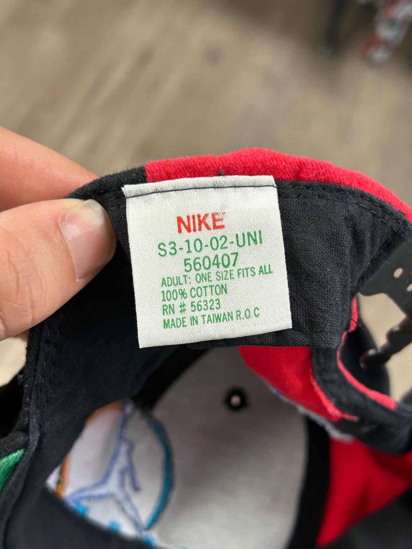 Vintage Nike Air Jordan 8 VIII Aqua SnapBack Hat Jump Man Michael Jordan 1993 OG