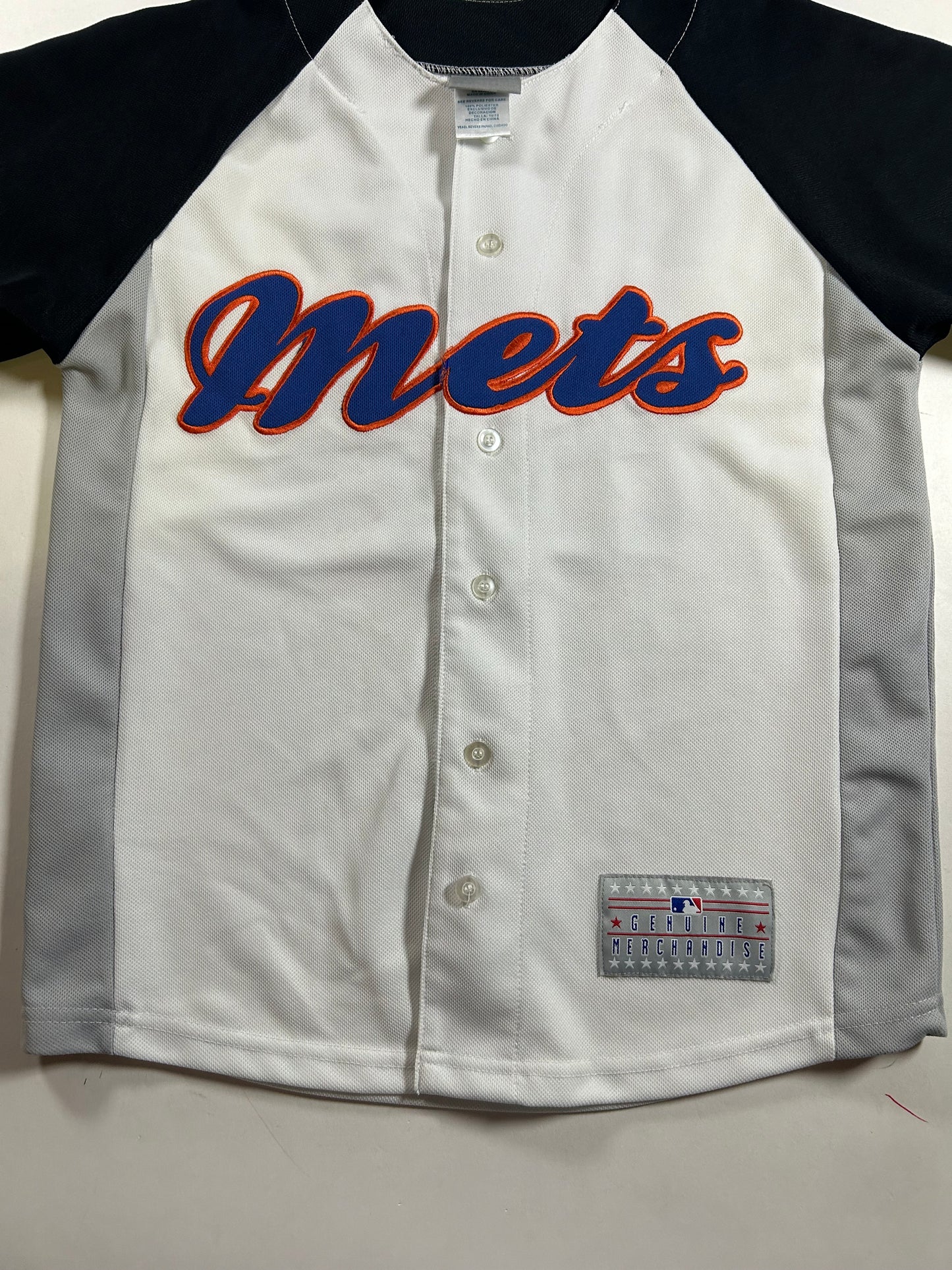 New York Mets Johan Santana Youth Medium 10/12 18.5x25 Inches Jersey Genuine MLB Merchandise