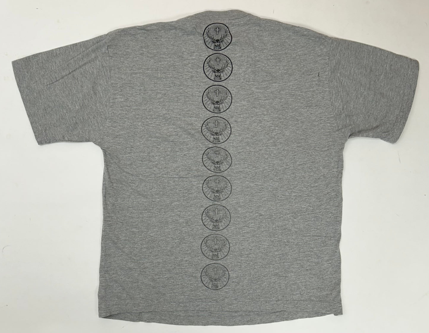 Vintage Jagermister Alchol Brand Promo Tee Large 21.5x26.5 Inches