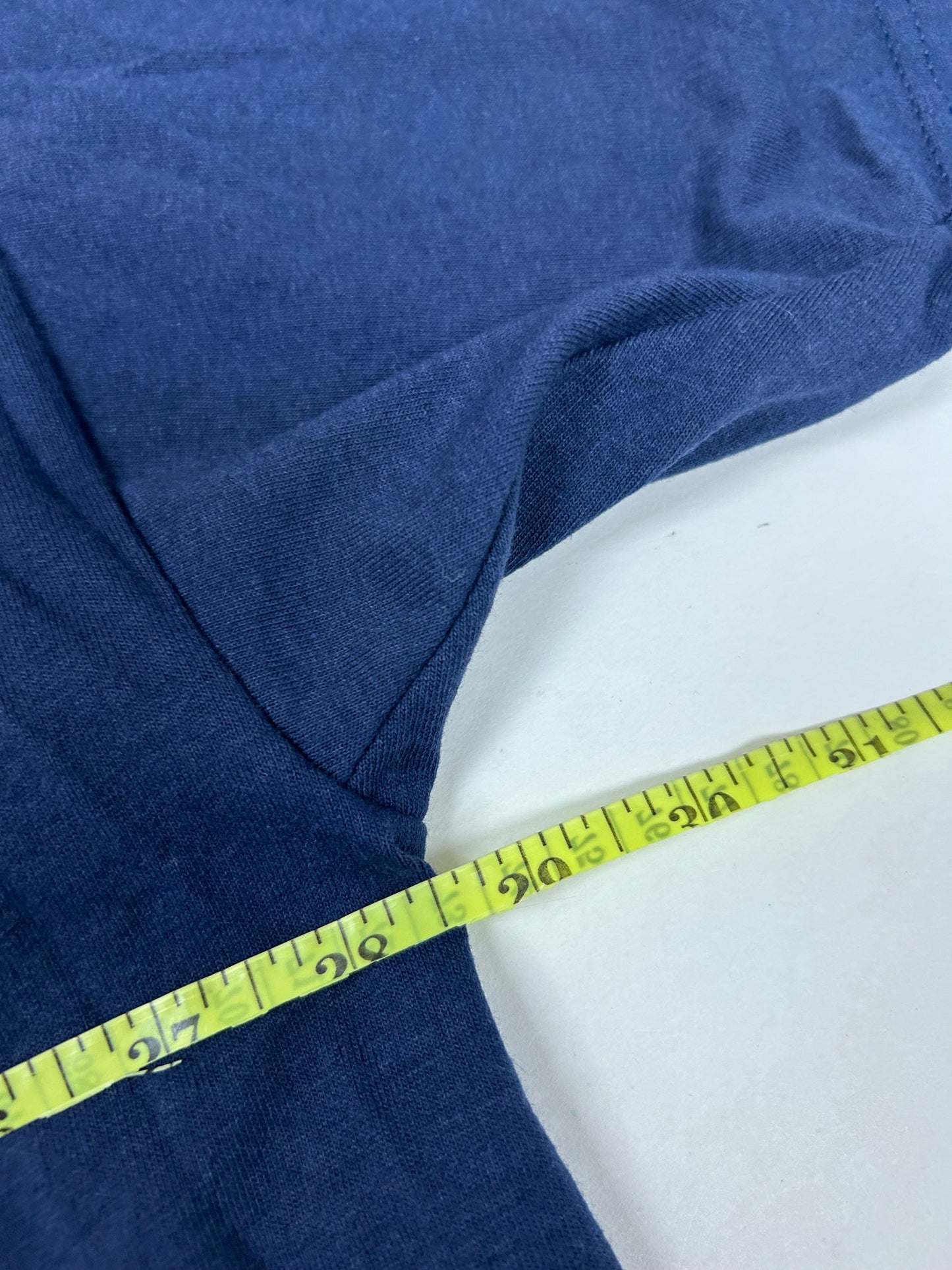 Edgewood NJ first edition “Deeper Than The Roots.” Tee 3XL 28.5x30.25 Inches Hanes Heavyweight 50/50 Blend Navy Blue