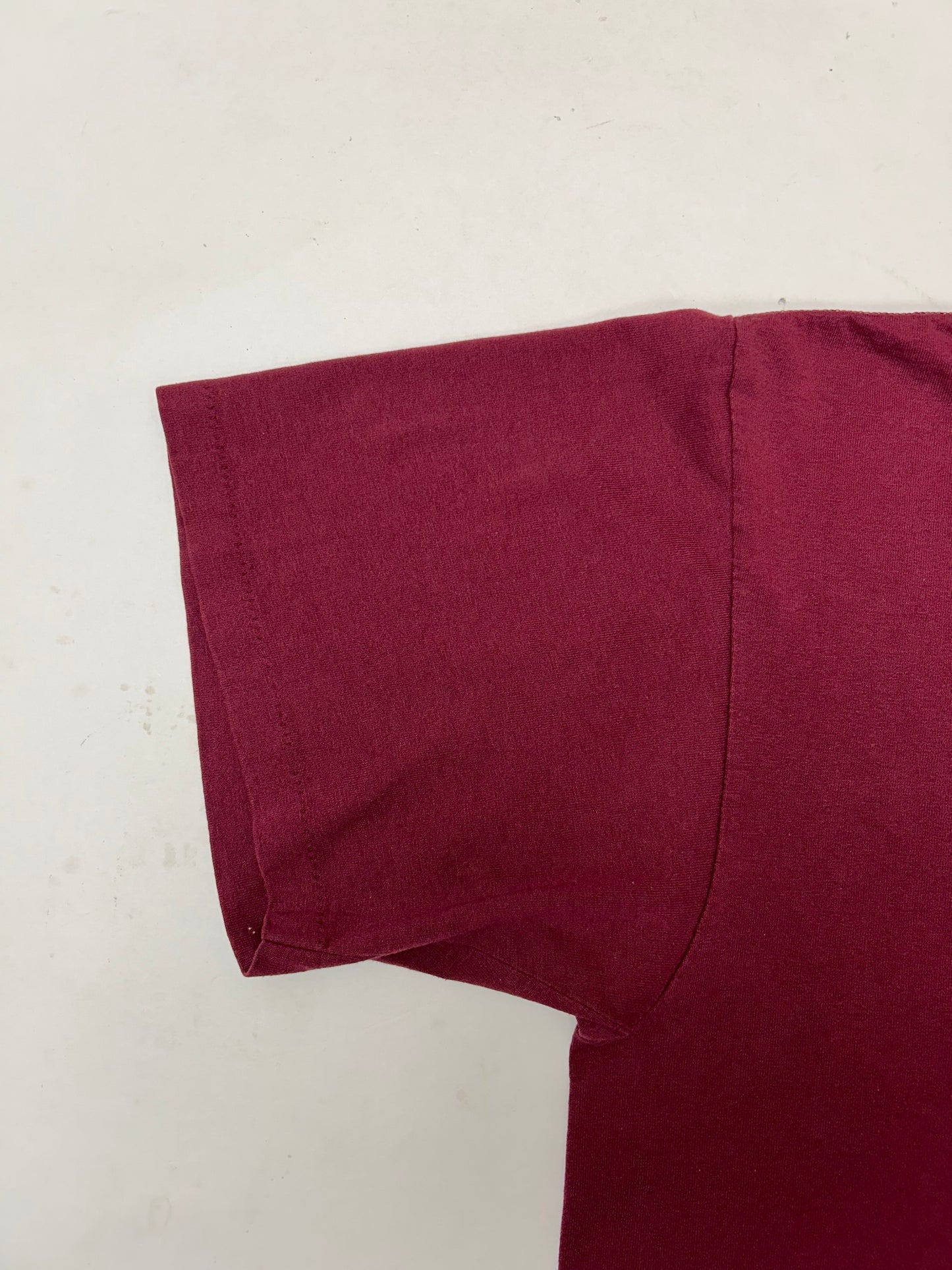 Vintage Nabisco Factory Fair Lawn New Jersey Tee XL 23.75x30 Inches Maroon