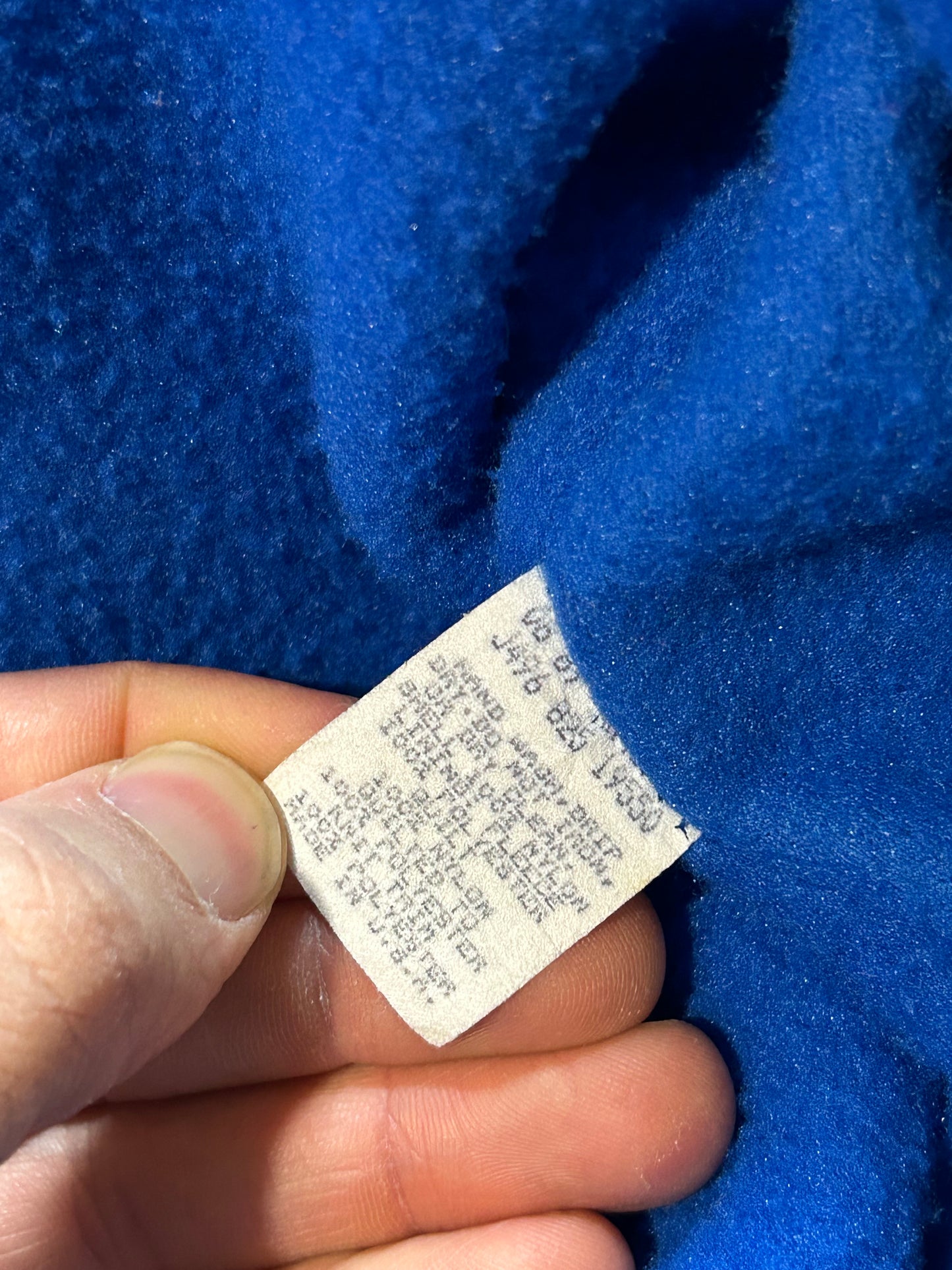 Vintage Chalk-Line New York Giants NFL Chest Logo Zip Puffer Jacket 27.5x27.25 Inches Large Fit