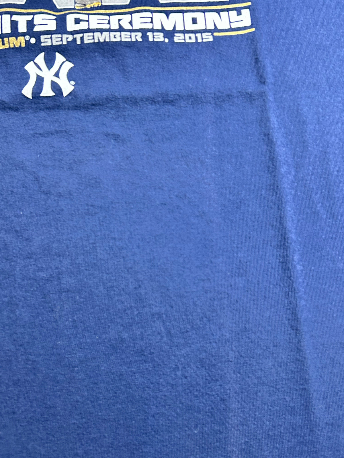 Majestic 2015 New York Yankees Alex Rodriguez 3000 Career Hits Ceremony MLB Tee 2XL 24.75x30.75 Inches