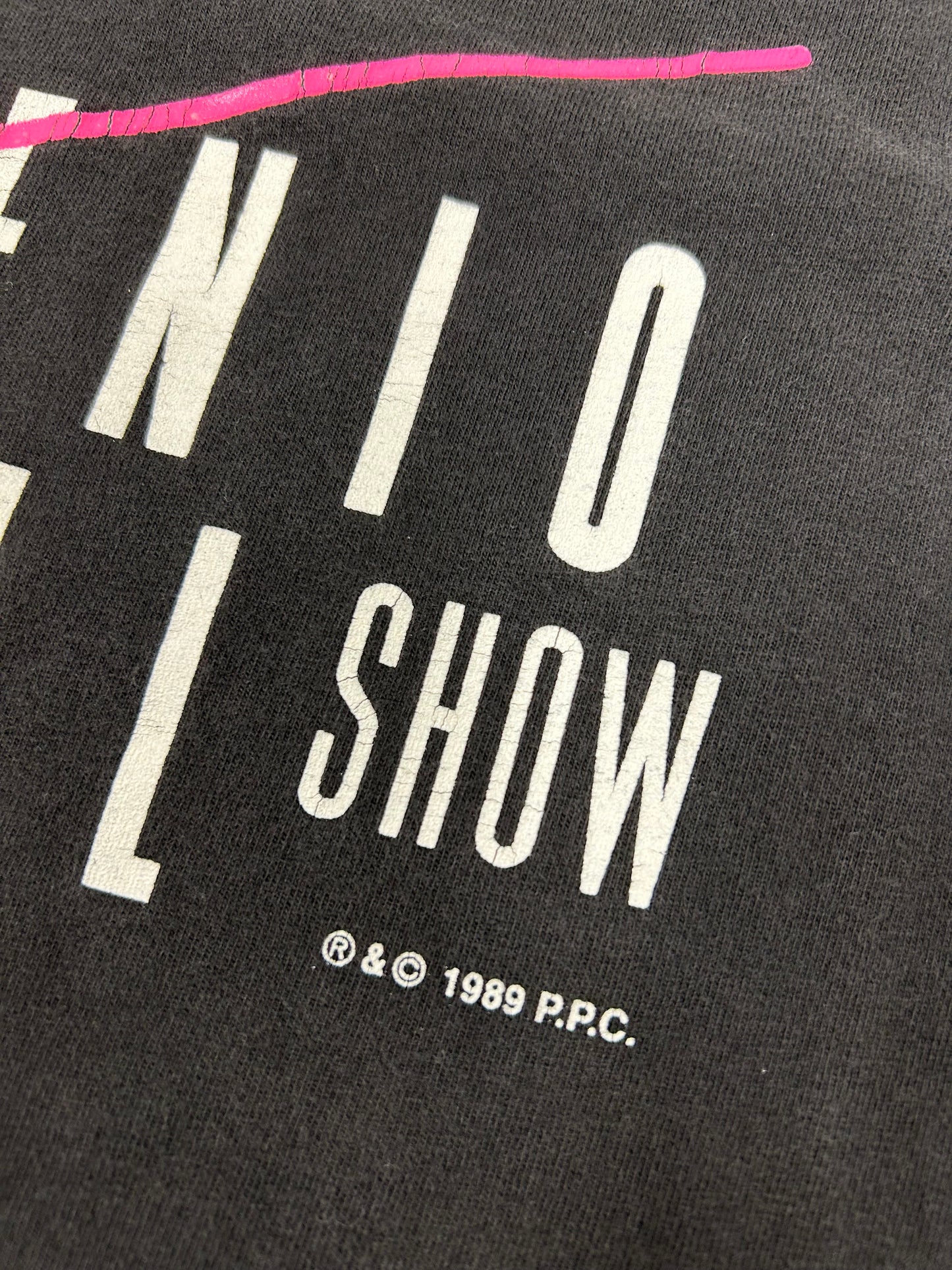 Vintage 1989 The Arsenio Hall Show TV Show Promo Tee XL 23.25x31 Inches Rare