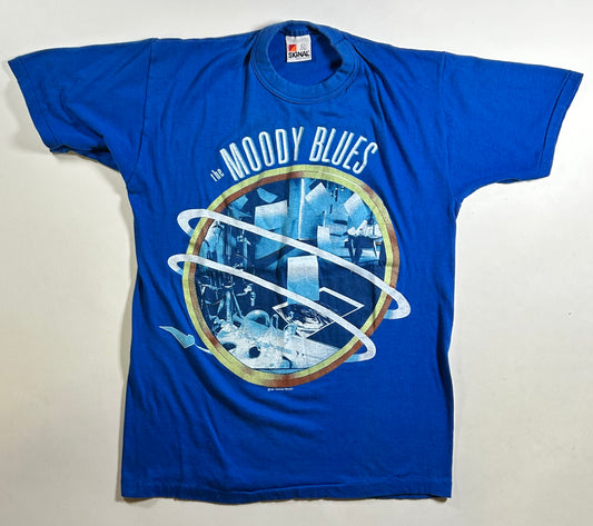 Vintage Moody Blues Other Side of Life 1986 Band Tee 19x25.75 Inches Medium/Small Fit Made in USA