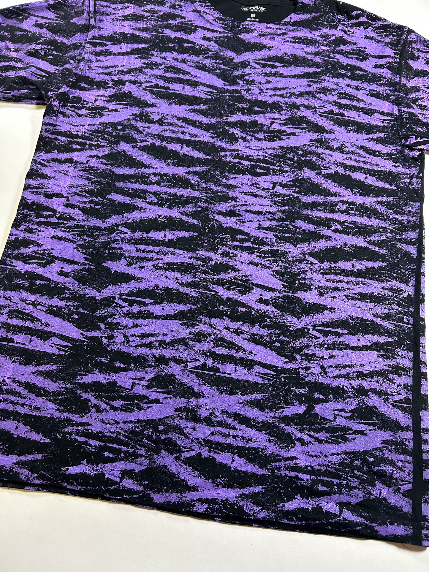 Hawk Skateboarding Tony Hawk Brand Skateboard Skate Tee Medium 20.25x28.25 Inches Purple and Black