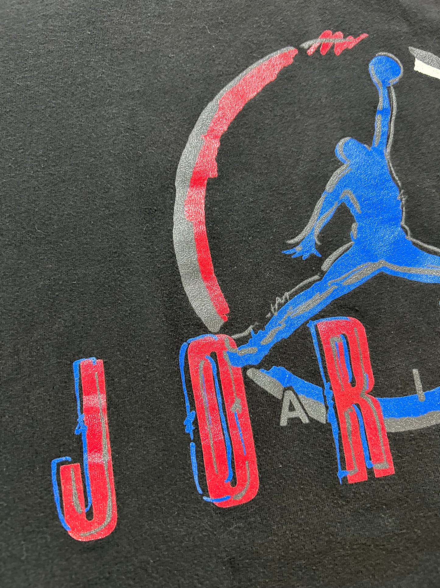 Vintage Nike Air Jordan Vlll 8 1993 T-Shirt Logo Shirt AJ8 Playoffs XL 24x29 Inches