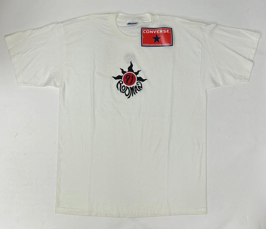 Vintage Dennis Rodman 91 Logo Converse All Star Chuck Taylor Chicago Bulls XL 24x32.25 Inches Brand New With Tags As Is