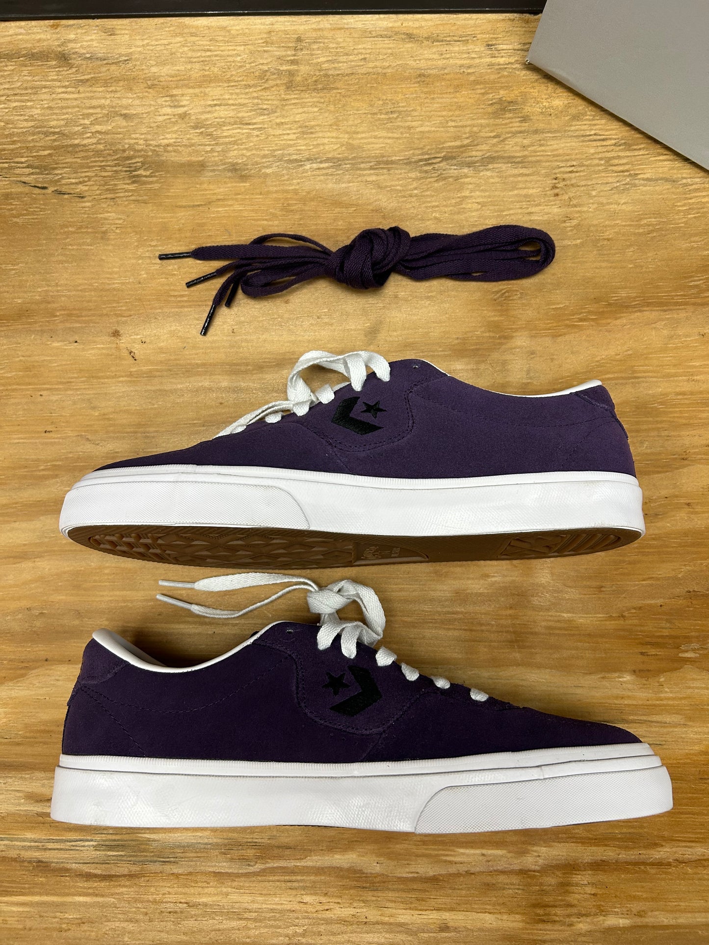 Converse Louie Lopez Pro Purple Mens Size 9.5 New With Mismatch Box Skateboard