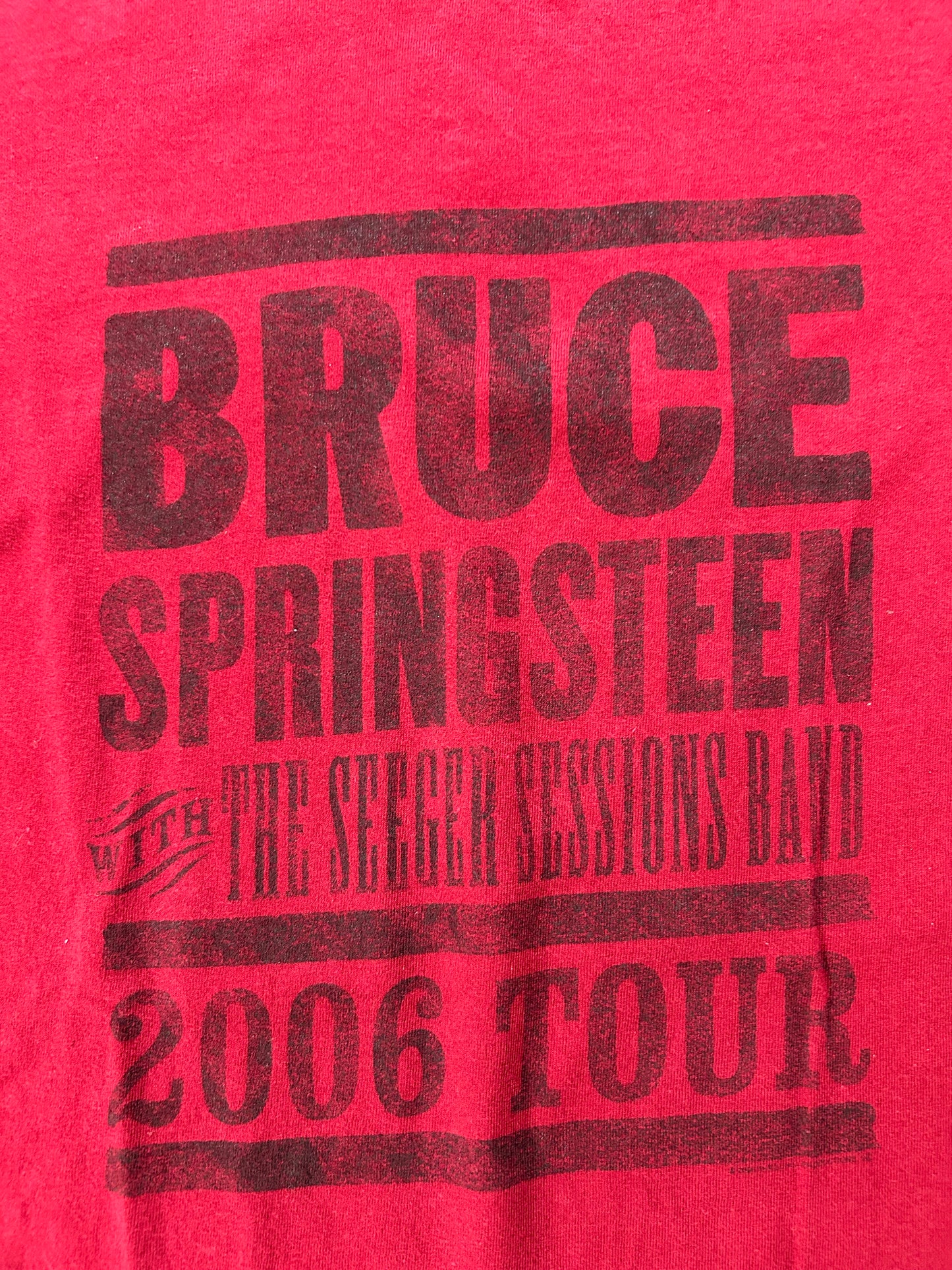Vintage 2006 Bruce Springsteen With The Seeger Sessions Band Tee Medium