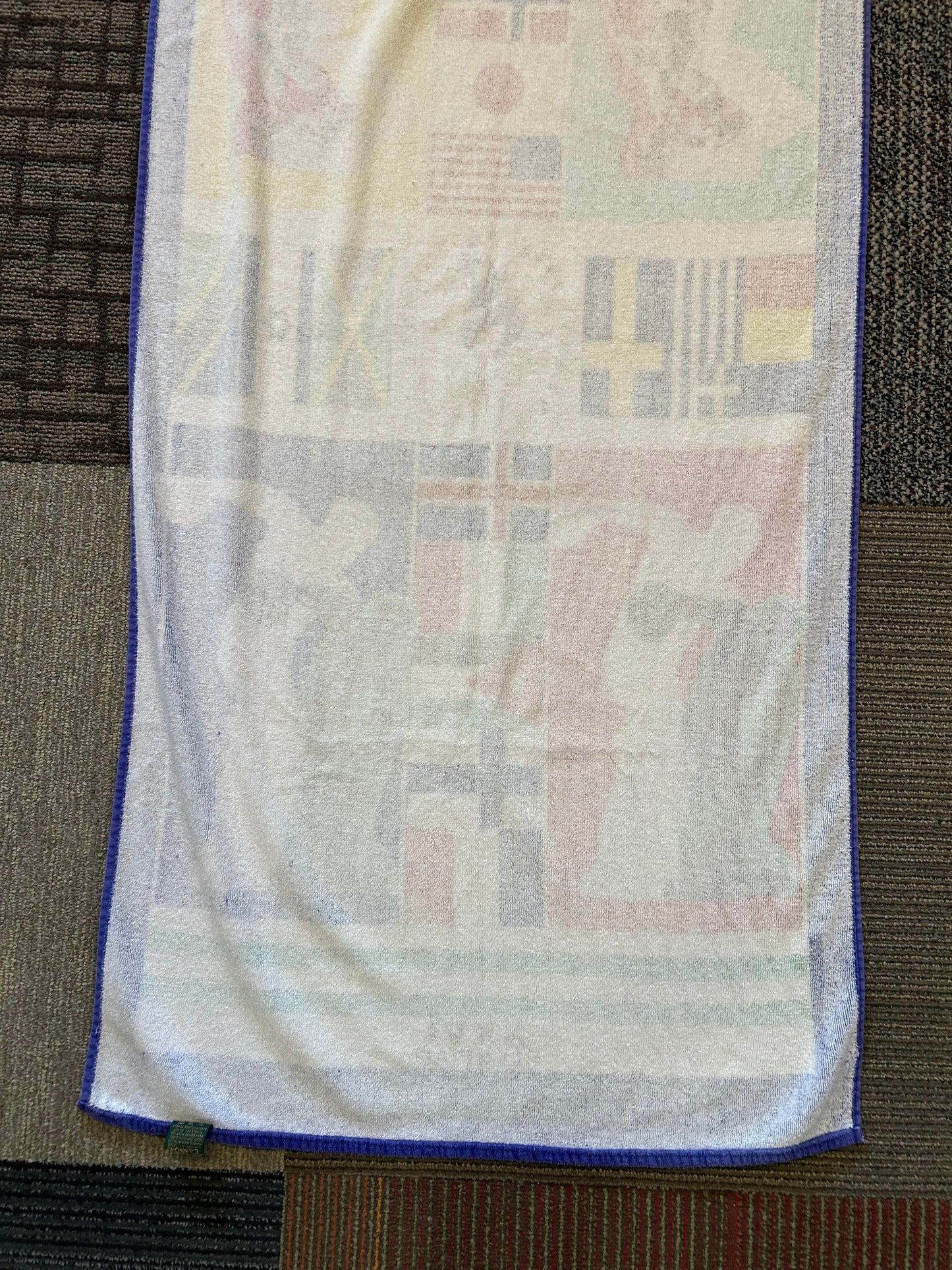 Vintage Collectible Beach Towel Atlanta Olympics 1996 XXVI Olympiad About 26.5" x 57" Inches