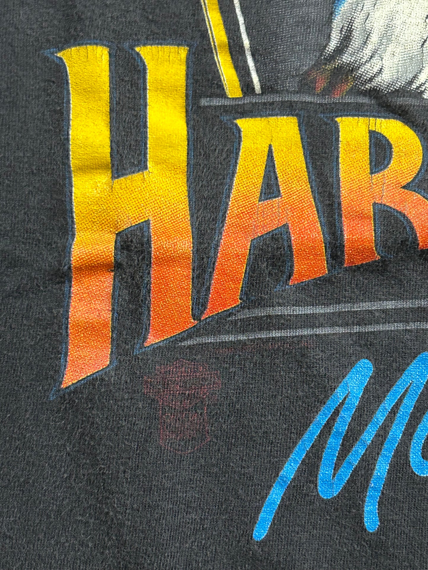 Vintage Harley Davidson Born In In The USA Eagle Citrus Heights California 1986 Tee Large 21.5x29.25 Inches