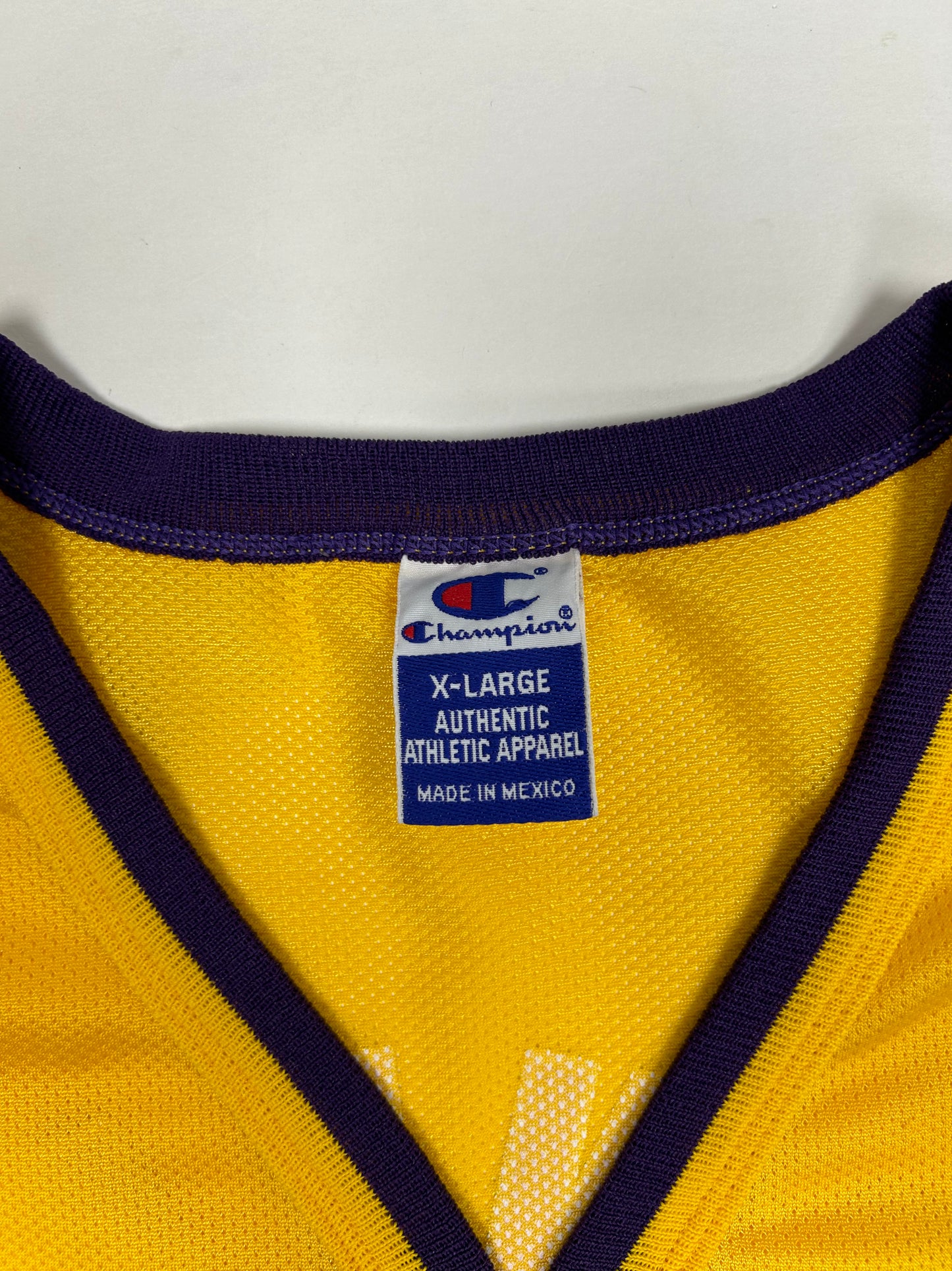 Los Angeles Lakers Shaquille O’Neal “Shaq” Jersey Champion 48 XL 27x32.5 Inches Wide Shoulder