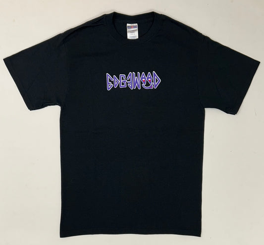 Edgewood NJ first edition “Deeper Than The Roots.” Tee Medium/Small 18.5x27.75 Fit 00s JERZEES 50/50 Blend Black