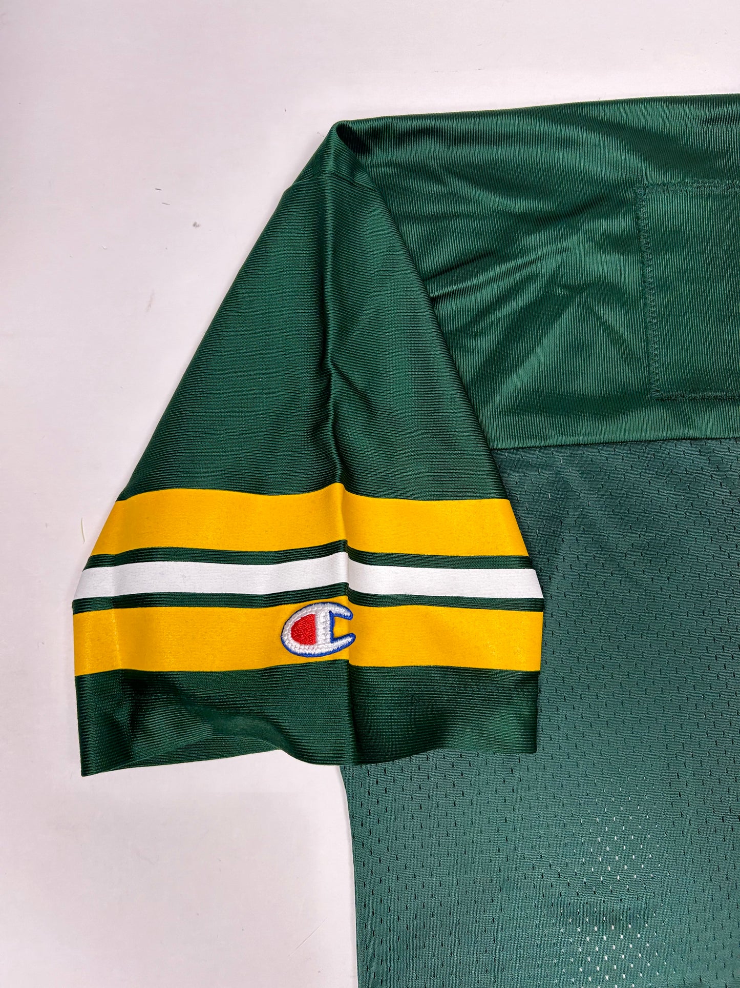 Vintage Champion Brett Favre #4 Green Bay Packers NFL Football Jersey Green 48 XL 27.75x32.5 Inches