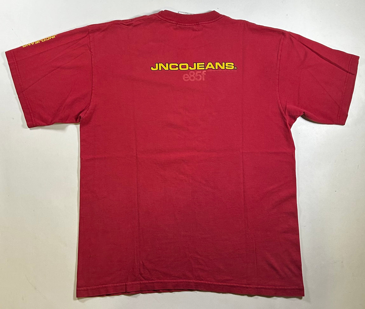 Vintage JNCO Jeans E85f BMX Bike Underground Substance 2001 Tee As Is Worn Has Wear & Marks XL 23.5x30.25 Inches