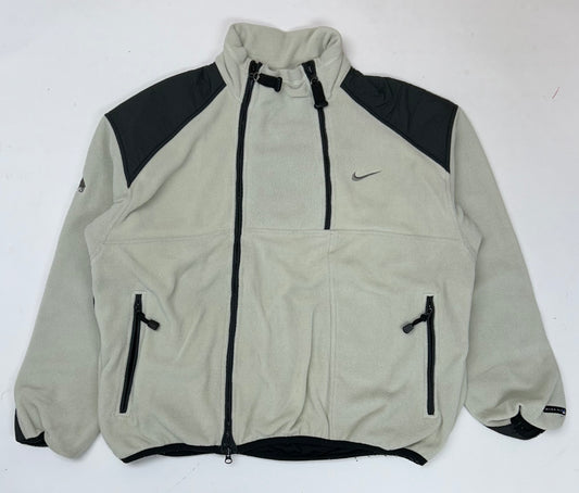 Vintage Nike ACG Nike FIT Thermal Layer 2 Zip Fleece Large 27.25x27.25 Inches