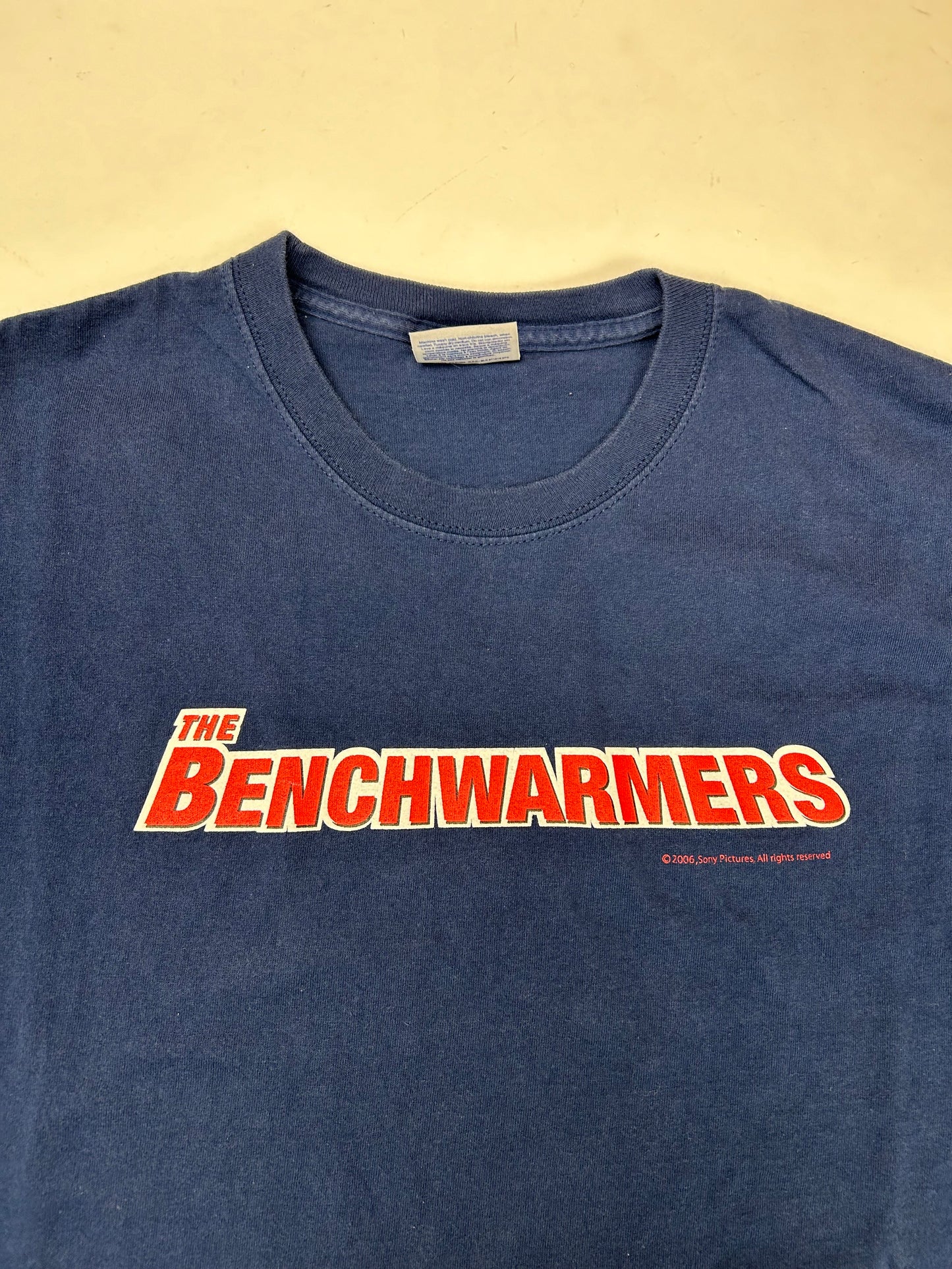 Vintage 2006 The Benchwarmers Sony Comedy Baseball Movie Promo Tee Size Large 21.5x29 Inches